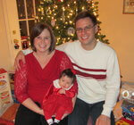 Patrick & Stephanie just celebrated Christmas with their newborn child.