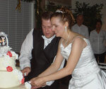 Two years after deciding God called him to be single, Edward cut the cake with Victoria. 