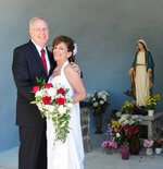 Bill & Jeanne first met at the Grotto of Our Lady by her church. They would eventually be married there. 