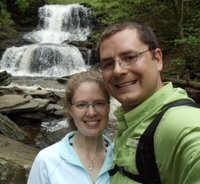 Steve & Em share many interests, hiking, but have enough differences to make them truly complementary. 