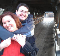 Joe & Jessica are now walking a shared path to a bright future. 