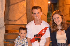 Kevin and Sarah with family