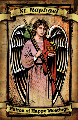 St Raphael Prayer Card