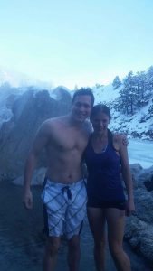 Becca & Nathanial at the hot springs