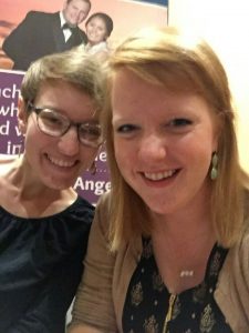 Myself and Lizah at the CM booth