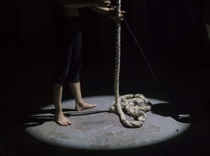 At the end of her rope
