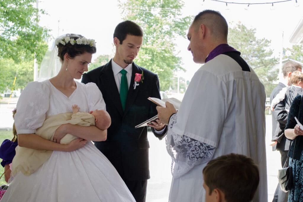 John and Natasha Got Married and Became Godparents on the Same Day