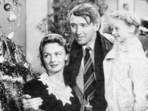Image of George Bailey and his family in It's a Wonderful Life