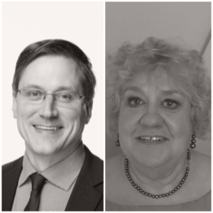 David Dziena and Woodeene Koenig-Bricker