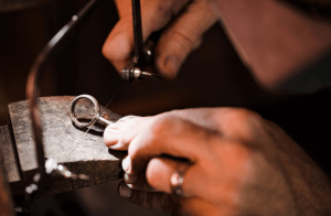 a ringmaker making rings