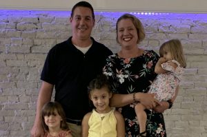 a happy family together